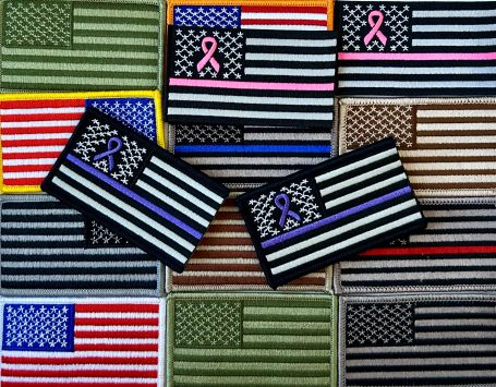 USA FLAG PATCHES & PINS